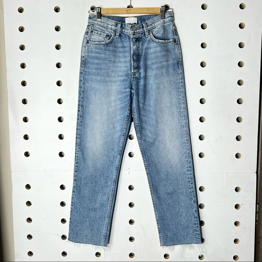 NEW Boyish The Tommy Gilda Crop High Waisted Jeans 26 - Picture 3 of 7